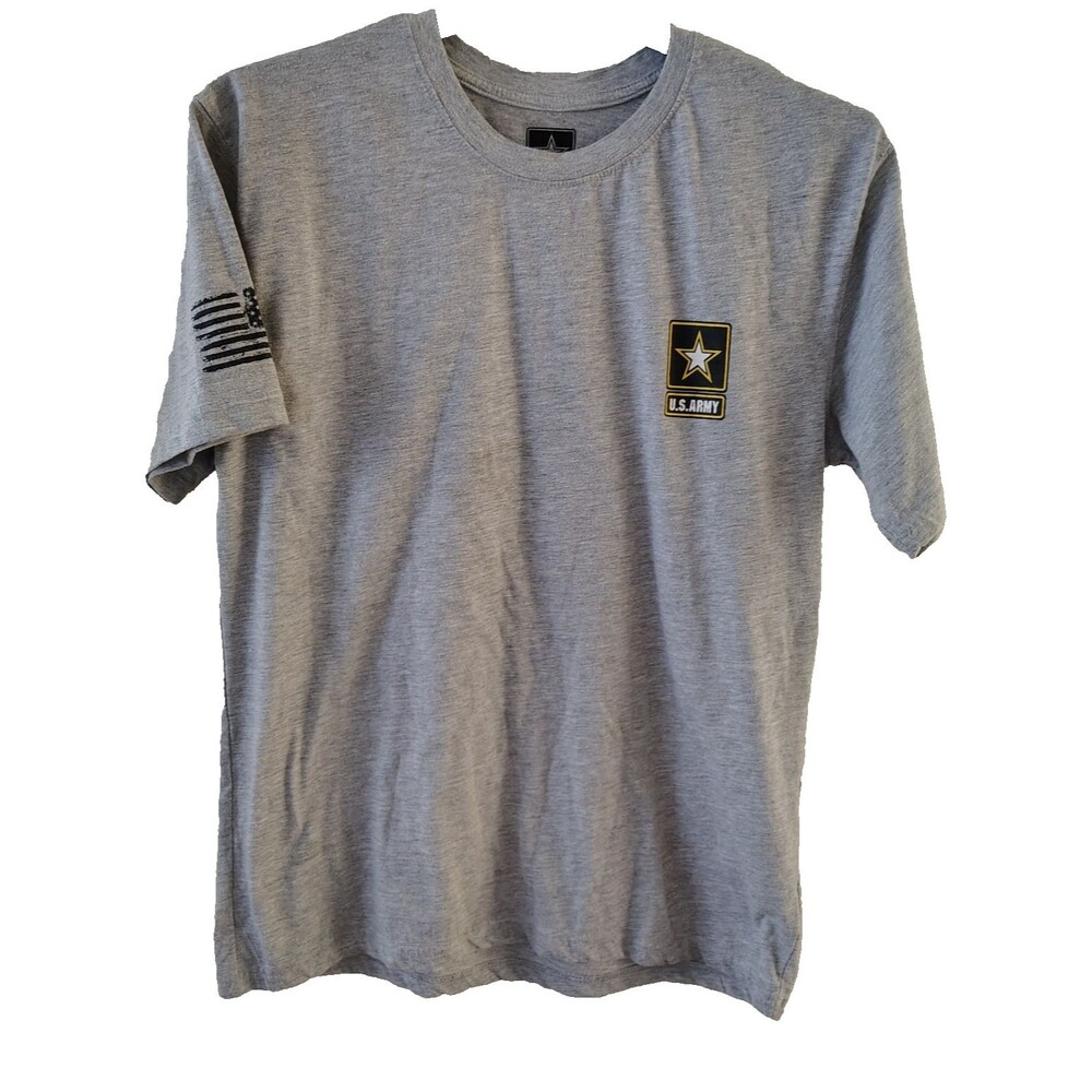 United States Army T Shirt Men’s grey size large Short Sleeve Logo Graphic
